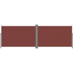 vidaXL Zatahovací boční markýza hnědá 220 x 600 cm – Hledejceny.cz