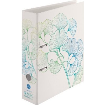 Herlitz Pořadač pákový GREENline A4 8 cm Ginkgo – Zboží Živě