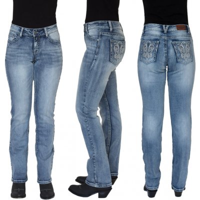 Dámské westernové jeans kalhoty LEXI