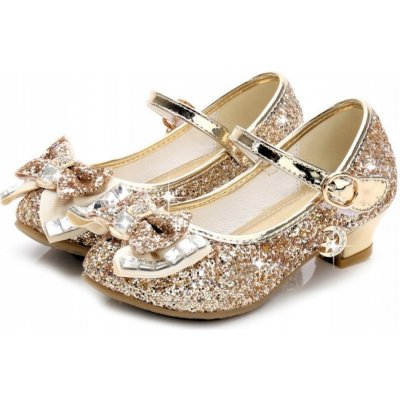 Lesklé střevíčky balerínky návštěvní botičky pro dívku – Zboží Mobilmania