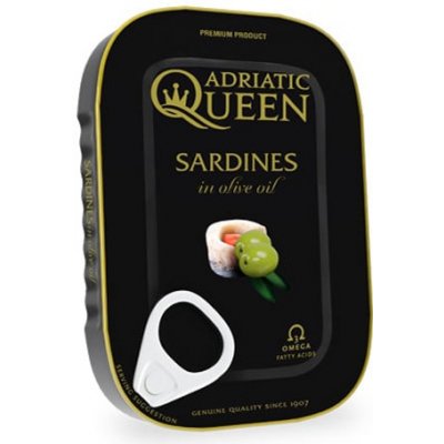 Adriatic Queen Sardinky v olivovém oleji 19 x 105 g – Zboží Dáma