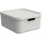 Rotho Albu Light úložný box s víkem 20 l matně bílá 40 x 36 x 18 cm – Zboží Dáma
