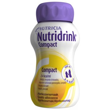 NUTRIDRINK COMPACT S PŘÍCHUTÍ MERUŇKOVOU POR SOL 4X125ML