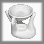 Cerams Aroma lampa Ruka bílá 95 x 110 mm – Zboží Dáma