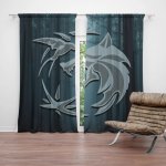 Sablio Závěs Zaklínač V lese: 2ks 140x250cm – Hledejceny.cz