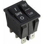 andos Přepínač dvoupólový - přepínání pomalé/rychlé jízdy a vypínač O-I světla, 6 pin, PREP46 – Zboží Mobilmania