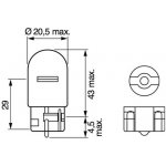 Bosch Pure Light W21W W3x16d 12V 21W 1987302251 – Hledejceny.cz