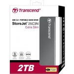 Transcend StoreJet 25C3 2TB, TS2TSJ25C3N – Sleviste.cz