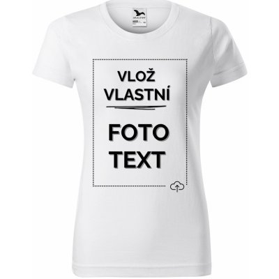Dámské tričko s potiskem Bílá – Zboží Dáma