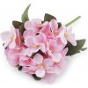 Květina Prima-obchod Umělá hortenzie, barva 4 růžová sv.