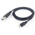 Gembird CC-USB2-AMLM-1M USB 2.0 Lightning, 1m, černý – Zboží Živě