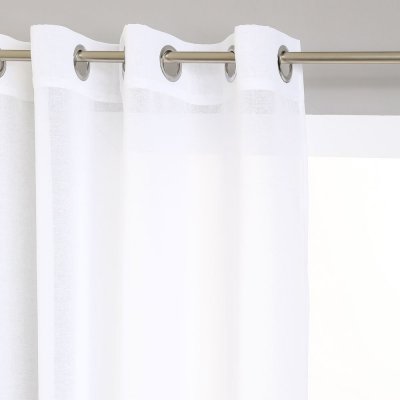 Atmosphera Bílá opona ETAMINE WH 140 x 240 cm univerzální a praktická dekorace velkých oken 120943Z bílý – Hledejceny.cz