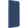 Pouzdro a kryt na mobilní telefon Forcell LUNA Book Carbon Samsung Galaxy S24 Ultra modré