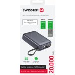 Swissten 20000 mAh stříbrná – Zboží Živě