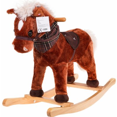 RKToys Houpací kůň se zvuky hnědý – Sleviste.cz