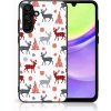 Pouzdro a kryt na mobilní telefon Samsung Protemio 80325 My Art Kryt s vánočním designem Samsung Galaxy A25 5G DEER (068)