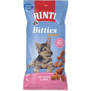 Finnern Rinti Dog Extra Bitties Puppy kuřecí a kachní maso 75 g