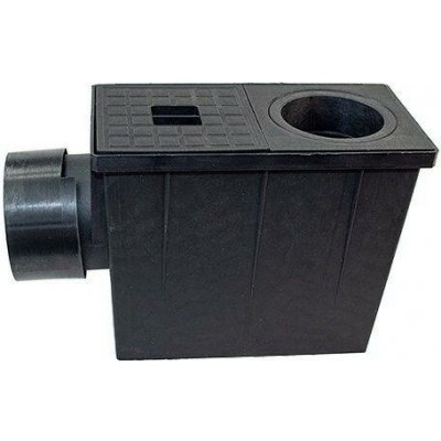 Likov Geiger s boční výpustí mokrý 80 x 100 mm černý – Hledejceny.cz