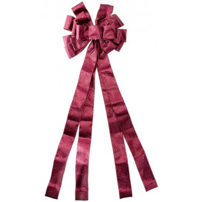ALDOTRADE mašle VÁNOČNÍ na špičku stromku 130x33cm BORDO – Hledejceny.cz