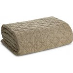 Mybesthome přehoz na křeslo sedačku LENNY tmavě béžová 70 x 160 cm – Zboží Mobilmania