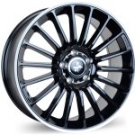 Keskin KT15 8,5x19 5x112 ET30 black lip polished – Hledejceny.cz