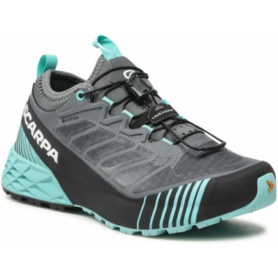 Scarpa Ribelle Run Gtx Wmn dámske topánky anthracite-blue/turqouise – Zboží Mobilmania