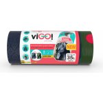 viGO! Pytle na odpadky s elastickou páskou - 35 l 23 μm 10 ks – Zboží Dáma
