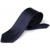 Kravata Saténová kravata 3 modrá pařížská