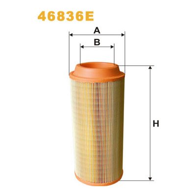 Vzduchový filtr WIX FILTERS 46836E – Hledejceny.cz