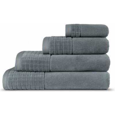 Darré ručníky a osušky CASA VIVA tmavě šedá GOTS 30 x 50 cm – Zboží Dáma