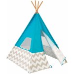 KidKraft 223 Teepee stan šedá tyrkysová – Hledejceny.cz