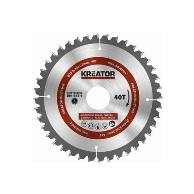 Pilový kotouč Kreator KRT020502 univerzální 160mm, 40T – Zboží Dáma
