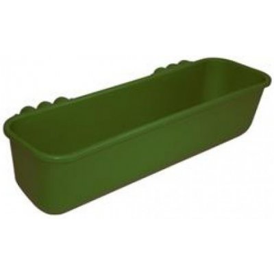 Žlab plastový závěsný s hranou s úchytem 100 x 2835 x 24 42 l zelený – Hledejceny.cz