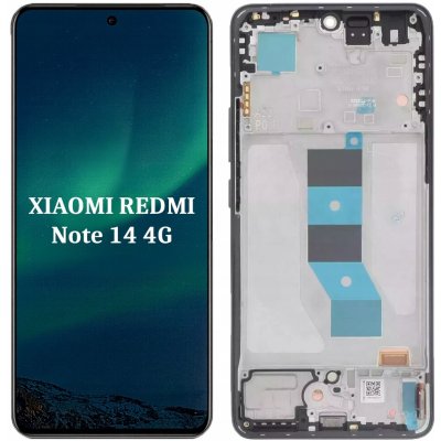 LCD Displej + Rám Xiaomi Redmi Note 14 4G – Zboží Živě