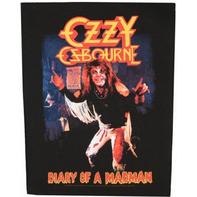 nášivka velká OZZY OSBOURNE - DIARY OF A MADMAN - RAZAMATAZ - BP1344 – Hledejceny.cz