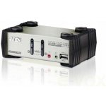 Aten CS-1732BC KVM switch USB Hub 2PC audio+USB-PS/2 – Zboží Živě