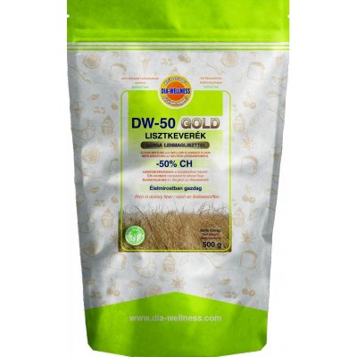 Dia-Wellness DW-50 Gold Moučná směs se sníženým obsahem sacharidů 500 g – Zbozi.Blesk.cz