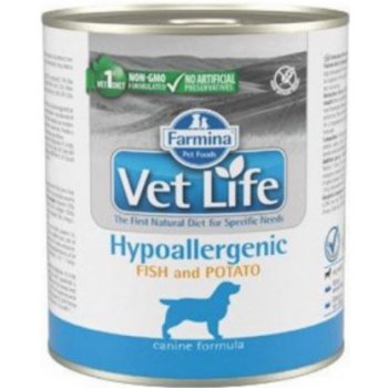 Vet Life Dog Hypoallergenic Fish&Potato 300 g