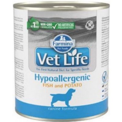 Vet Life Dog konz. Hypoallergenic Fish&Potato 300g