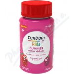 Centrum Kids Gummies malina a jahoda želé 60 bonbónů – Hledejceny.cz