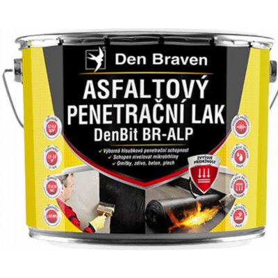 Den Braven Asfaltový penetrační lak DenBit BR - ALP Asfaltový penetrační lak DenBit BR - ALP, plechovka 9 kg, černý