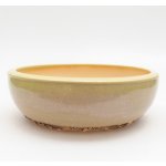 E-bonsai keramická bonsai miska 18 x 18 x 6 cm zelená – Sleviste.cz