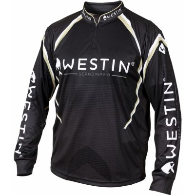 Westin Tričko LS Tournament Shirt Black Grey – Zboží Mobilmania