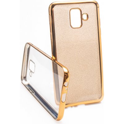 Pouzdro Glitter Case Elektro Samsung Galaxy A6 A600 zlaté – Zboží Mobilmania