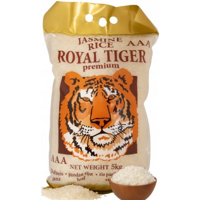 Royal Tiger premium jasmínová rýže Kambodža AAA 5 kg – Hledejceny.cz