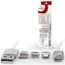 Gembird CC-USB2-AMLM31-1M USB/Lightning, Micro USB, USB C, 1m