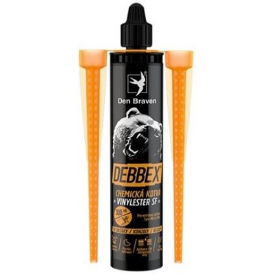 DEN BRAVEN Chemická kotva VINYLESTER 300ml šedá – Sleviste.cz