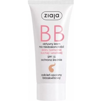 Ziaja BB Cream Normal and Dry Skin bb krém pro normální a suchou pleť SPF15 Dark 50 ml – Zboží Dáma