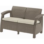 Keter Corfu Love Seat capuccino/béžová 17197359 – Hledejceny.cz