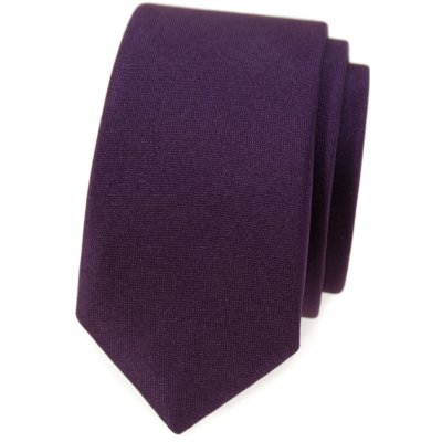Avantgard Kravata Slim fialová mat 551 7038 – Sleviste.cz